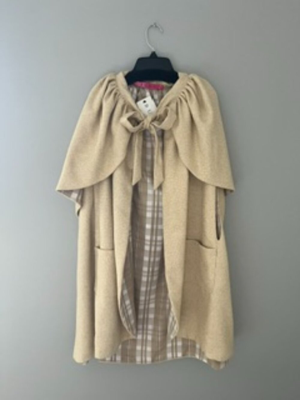 New with Tags BURU The Caroline Cloak Cape Coat - Size Medium/Large